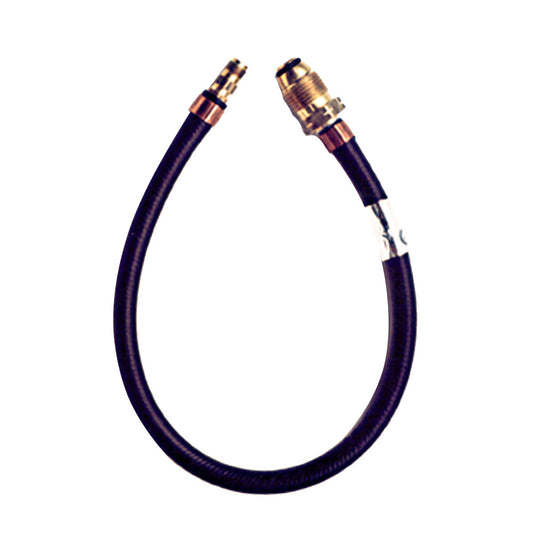 Trident Marine 20" Pigtail Hose Male Fitting x 1/4" Male Inverted Flare Fitting - Professional Marine & Fishing Gear