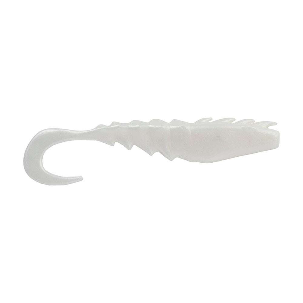Berkley Gulp! Saltwater Nemesis Prawn Curl Tail - 5" - Pearl White - Professional Marine & Fishing Gear