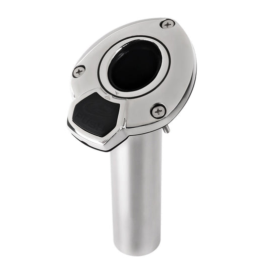 Exploding Fish EVO-360 Flush Mount Rotating Rod Holder w/8.5" Tube at 30 Degrees - Professional Marine & Fishing Gear