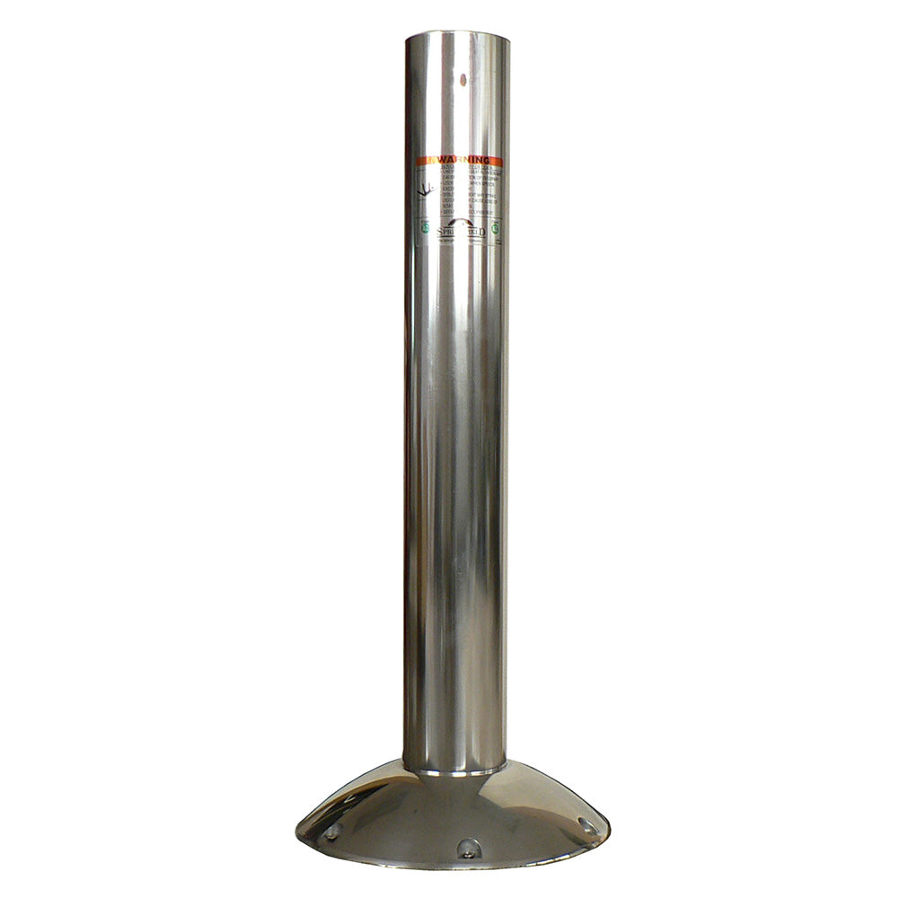 Springfield 4" Elite Fixed-Height Pedestal - 30" - Professional Marine & Fishing Gear