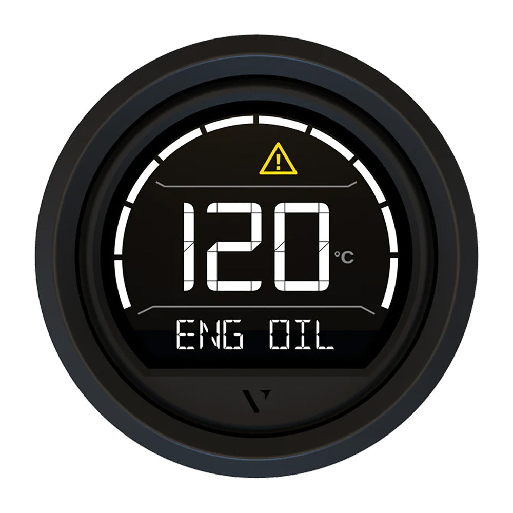 Veratron VL Digital 52 w/Triangular Black Bezel - Professional Marine & Fishing Gear