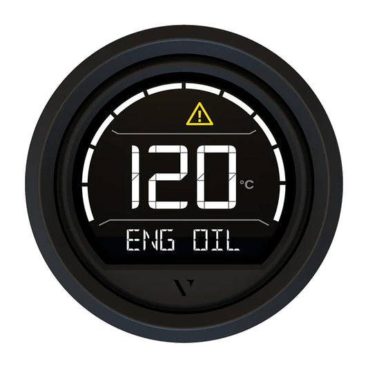 Veratron VL Digital 52 w/Triangular Black Bezel - Professional Marine & Fishing Gear
