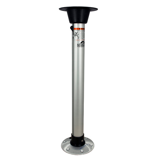 Springfield 2-3/8" Thread-Lock Uni-Lock Table Pedestal Package - 27" - Professional Marine & Fishing Gear