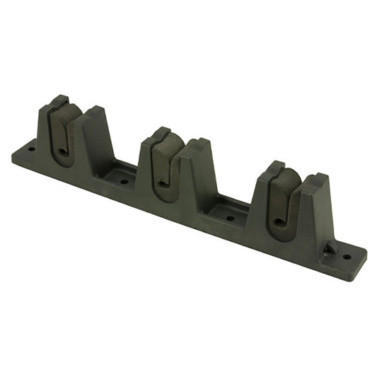Springfield ABS Plastic Rod Holder - 3 Rod - Pair w/Bungee - Professional Marine & Fishing Gear