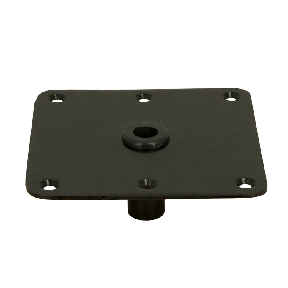 Springfield KingPin Standard Square Steel Base w/Stain E-Coat - 7"x7" - Professional Marine & Fishing Gear
