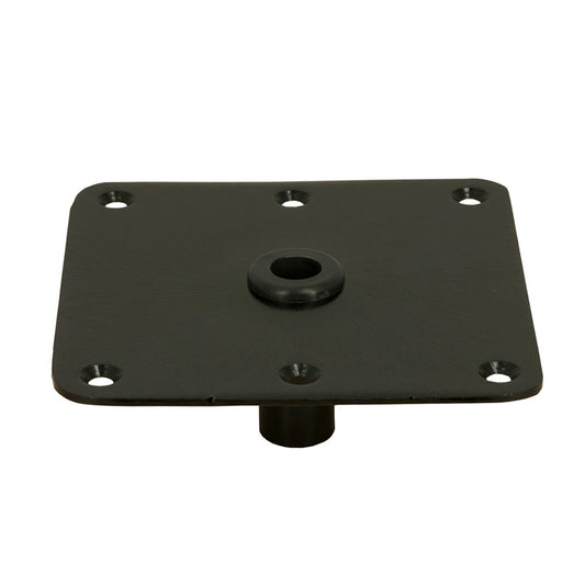 Springfield KingPin Standard Square Steel Base w/Stain E-Coat - 7"x7" - Professional Marine & Fishing Gear