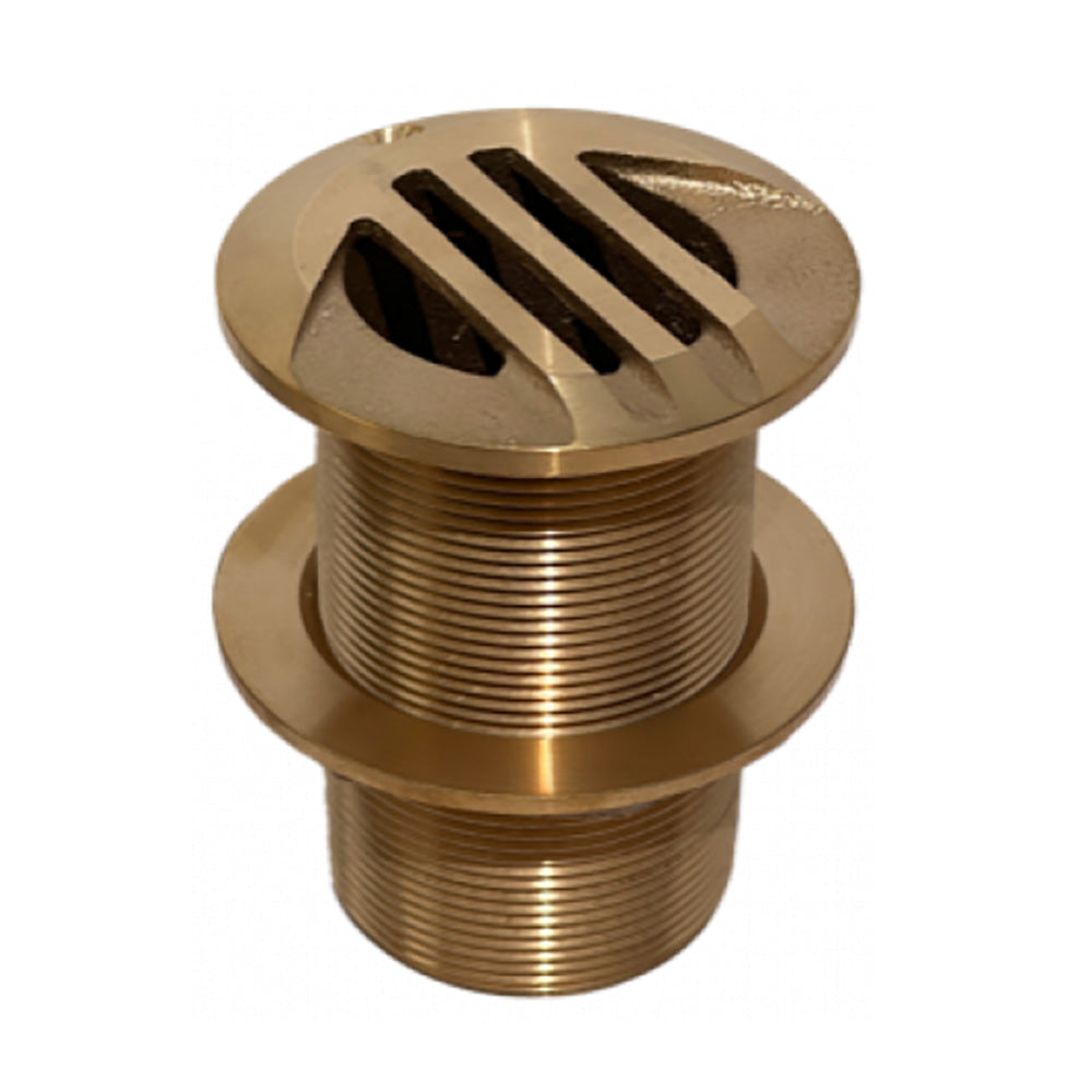 GROCO 1-1/4" Slotted Hi Speed Thru-Hull w/Nut - Professional Marine & Fishing Gear
