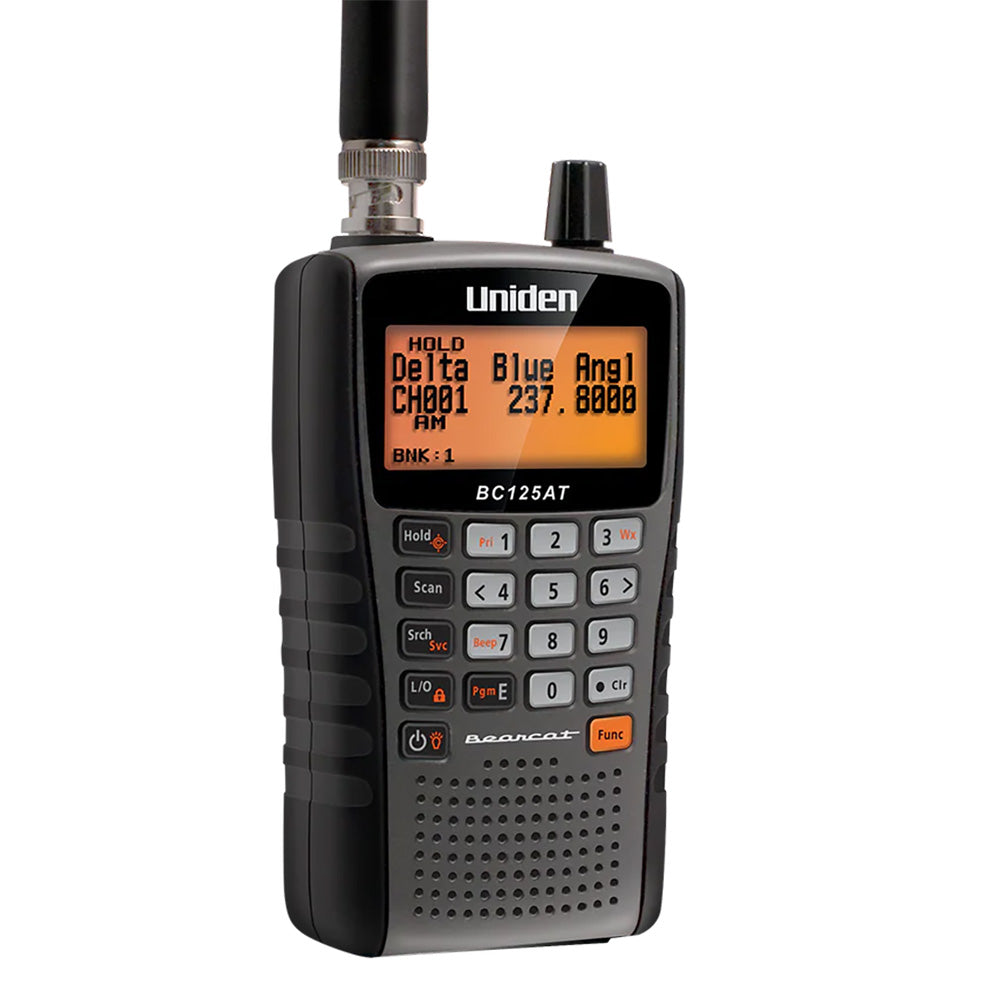 Uniden BC125AT Feature-Rich Analog Handheld Scanner - Professional Marine & Fishing Gear