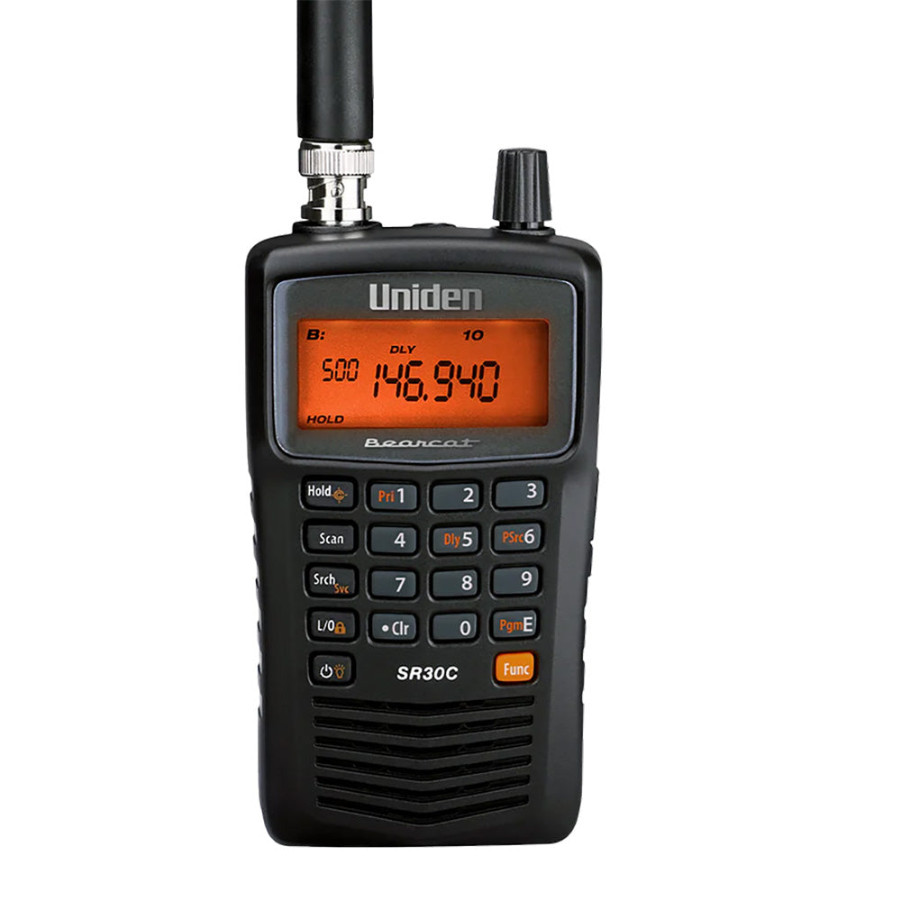 Uniden Bearcat SR30C Versatile Analog Handheld Scanner - Professional Marine & Fishing Gear