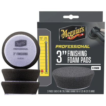 Meguiar's Professional 3" Finishing Foam Pads *3-Pack - Professional Marine & Fishing Gear