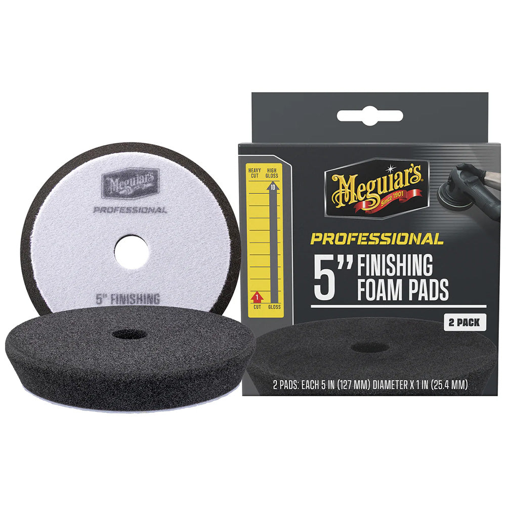 Meguiar's Professional 5" Finishing Foam Pads *2-Pack - Professional Marine & Fishing Gear