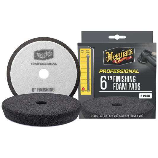 Meguiar's Professional 6" Foam Finishing Pads *2-Pack - Professional Marine & Fishing Gear