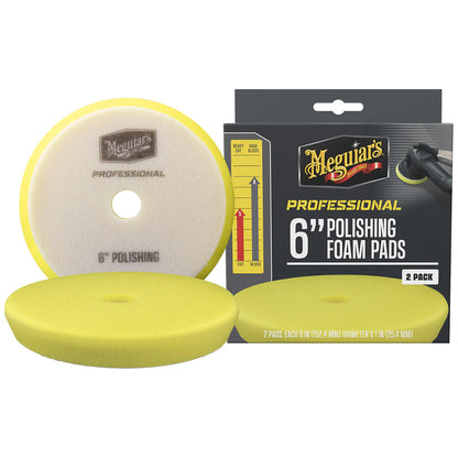 Meguiar's Professional 6" Polishing Foam Pads *2-Pack - Professional Marine & Fishing Gear
