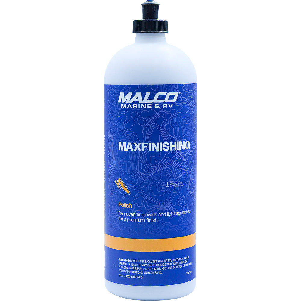 Malco MaxFinishing Polish - 32oz - Professional Marine & Fishing Gear