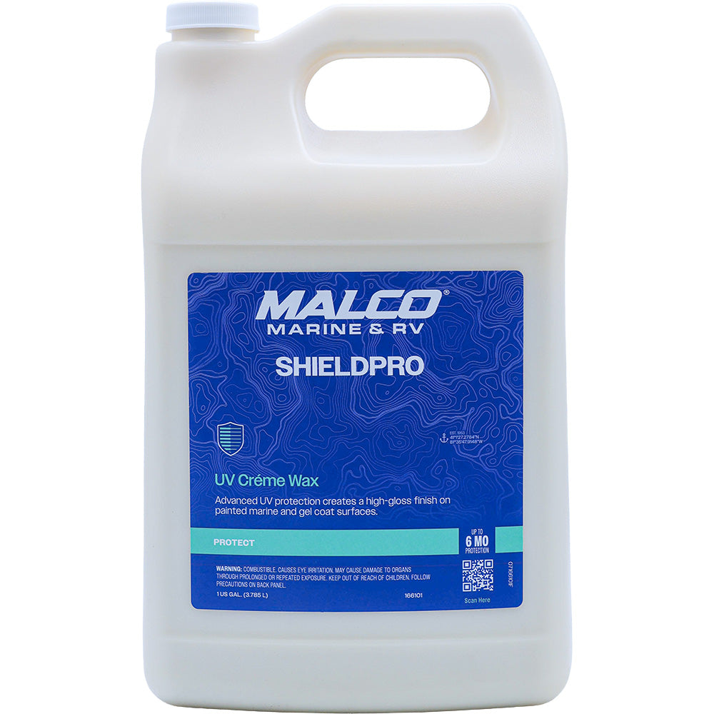 Malco ShieldPro UV Crme Wax - 1 Gallon - Professional Marine & Fishing Gear