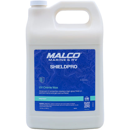 Malco ShieldPro UV Crme Wax - 1 Gallon - Professional Marine & Fishing Gear