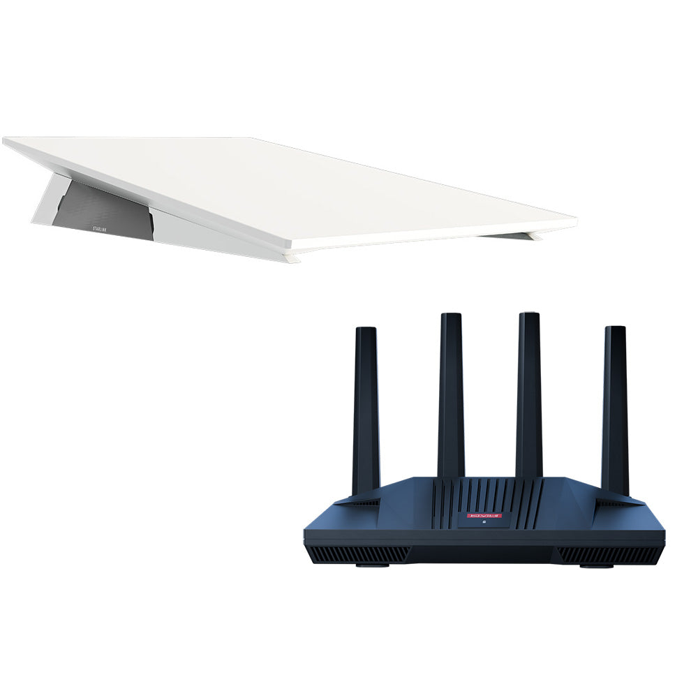 KVH Starlink Performance Gen 3 Kit w/Wedge Mount CommBox Edge Core Communications Gateway Wi-Fi Router - Professional Marine & Fishing Gear