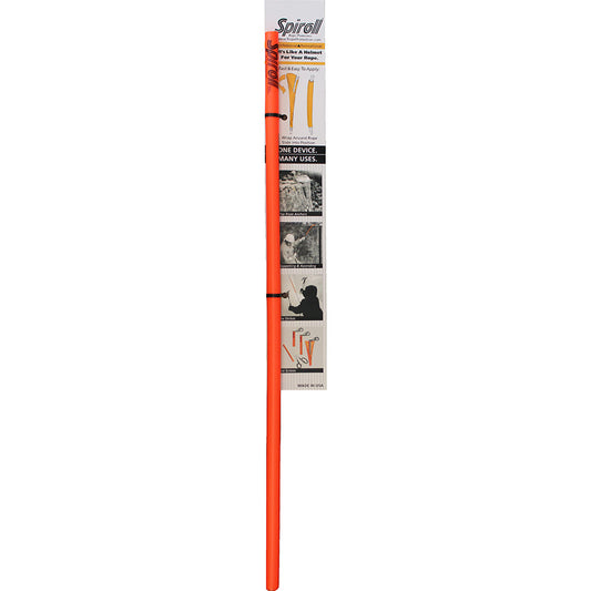 Spiroll Rope Protector Orange f/Lines 1/2" Greater - Professional Marine & Fishing Gear