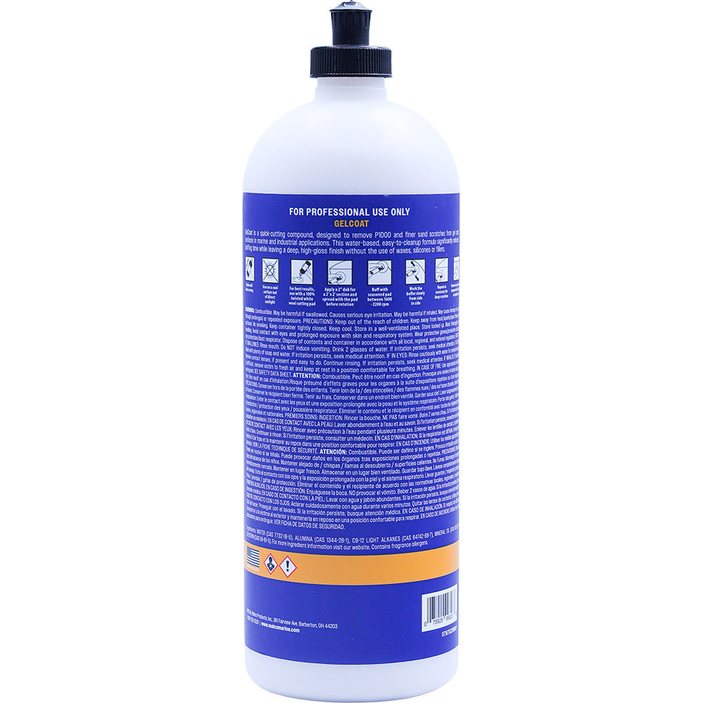 Malco Gel Coat Compound  32oz 167532