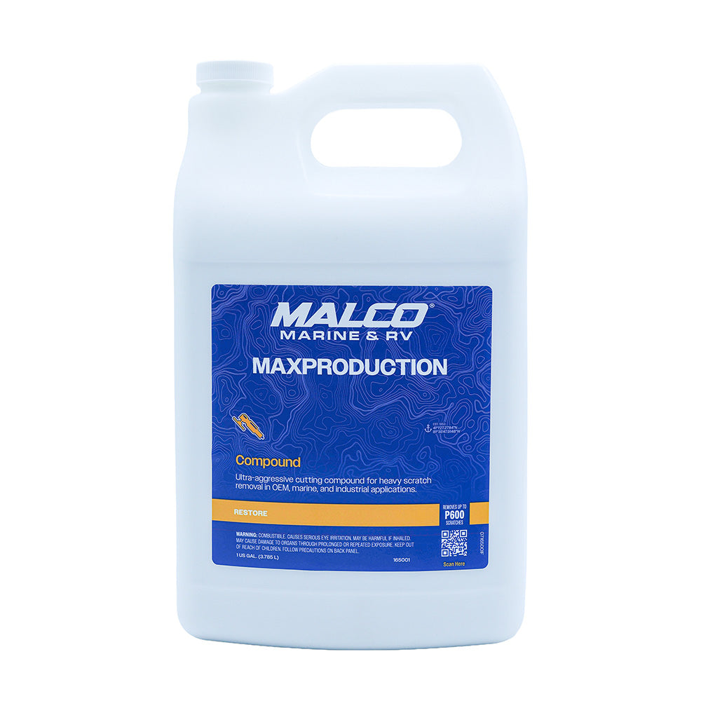 Malco MaxProduction Compound - 1 Gallon - Professional Marine & Fishing Gear