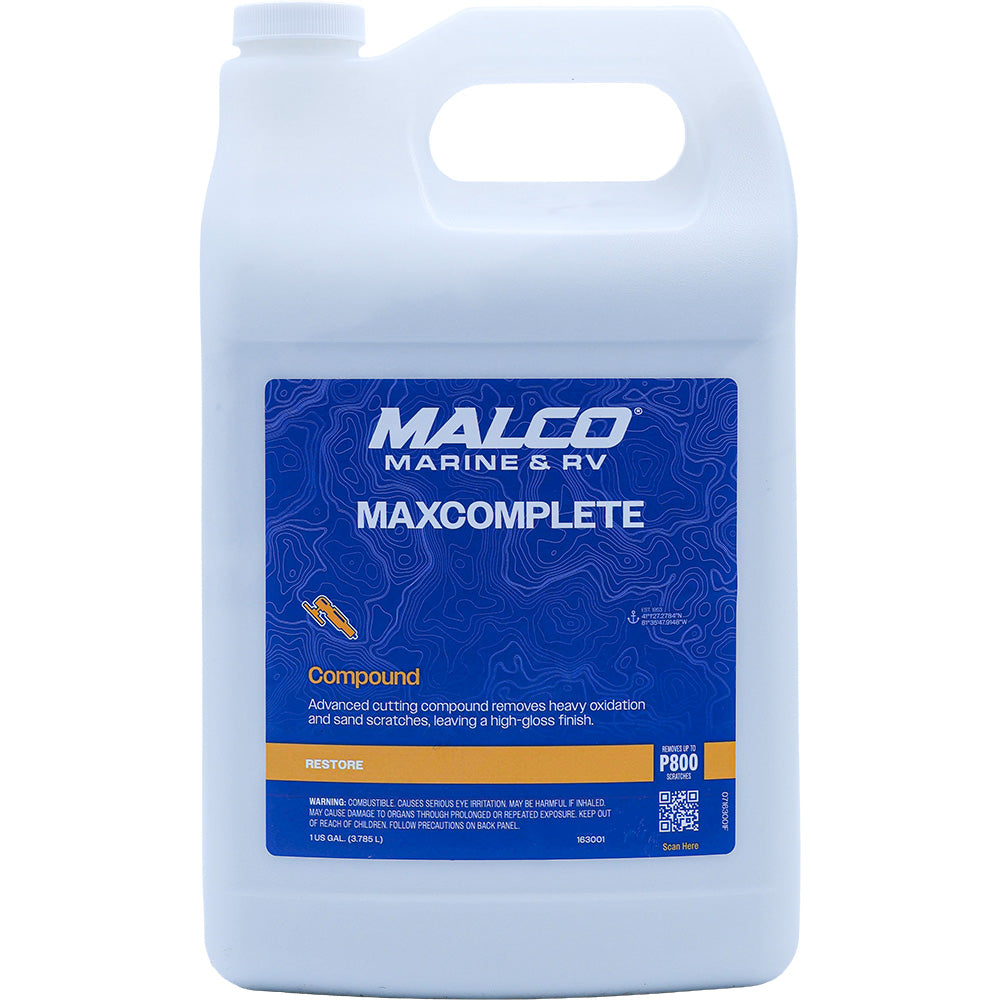 Malco MaxComplete Compound - 1 Gallon - Professional Marine & Fishing Gear