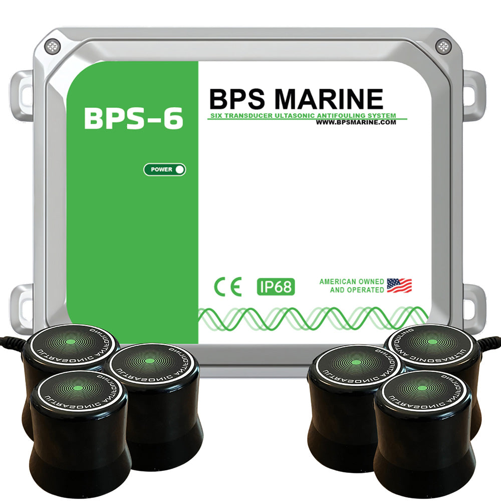 BPS Marine BPS-6 6-Transducer Ultrasonic Antifouling System - 12VDC - Professional Marine & Fishing Gear