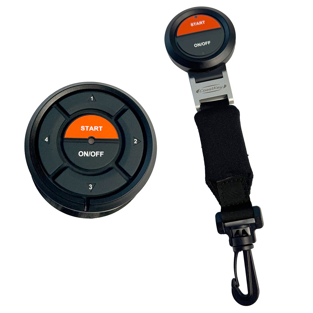 CoastKey Standard Twin Mercury Engine Keyless Ignition w/Keyless Stop/Start, Remote Stop/Start, Ecos - Professional Marine & Fishing Gear
