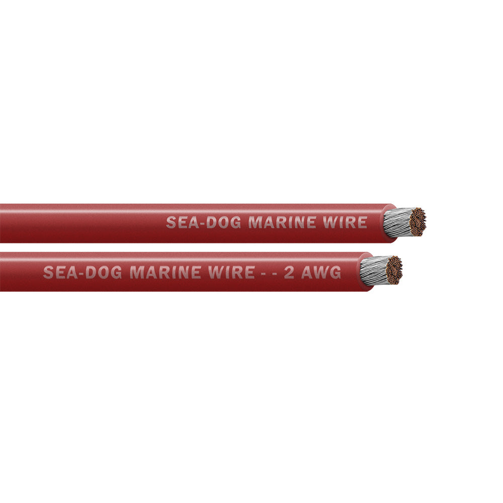 Sea-Dog 2 AWG Red Battery Cable - 100' - Professional Marine & Fishing Gear