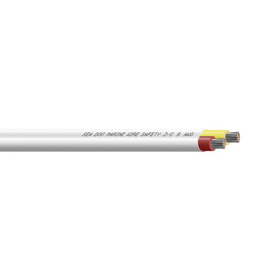 Sea-Dog 6/2 AWG Flat Duplex Safety Wire Red/Yellow - 50' - Professional Marine & Fishing Gear