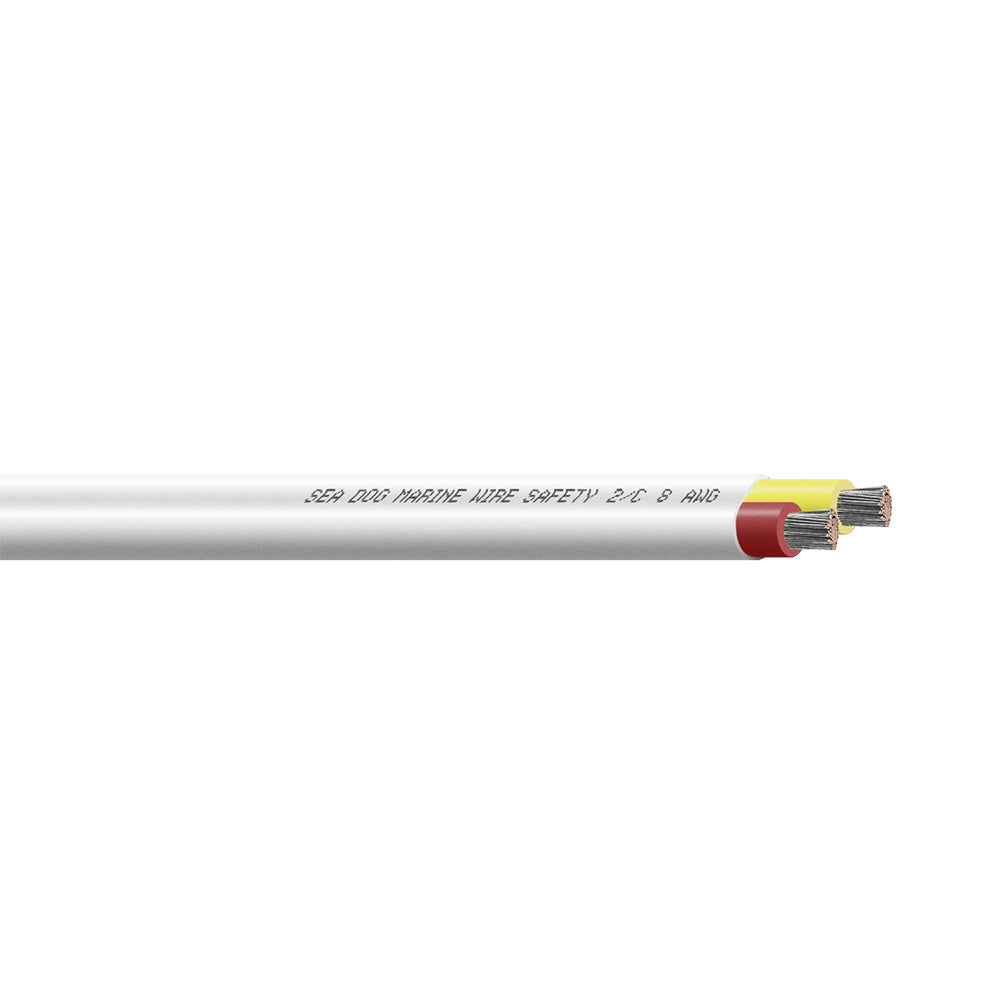 Sea-Dog 8/2 AWG Flat Duplex Safety Wire Red/Yellow - 50' - Professional Marine & Fishing Gear