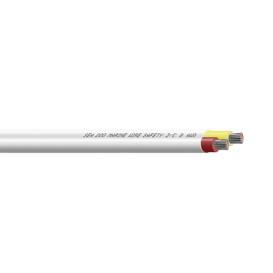 Sea-Dog 8/2 AWG Flat Duplex Safety Wire Red/Yellow - 50' - Professional Marine & Fishing Gear