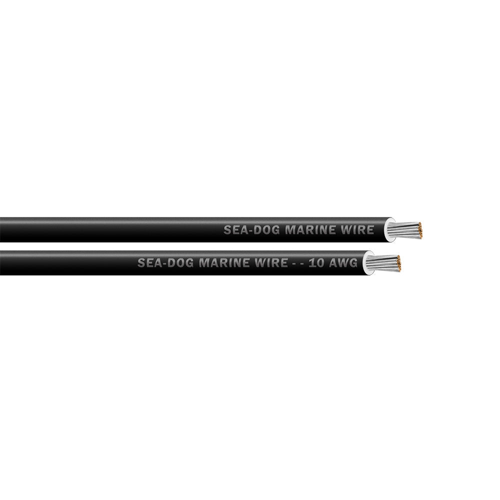 Sea-Dog 10 AWG Black Primary Wire - 100' - Professional Marine & Fishing Gear