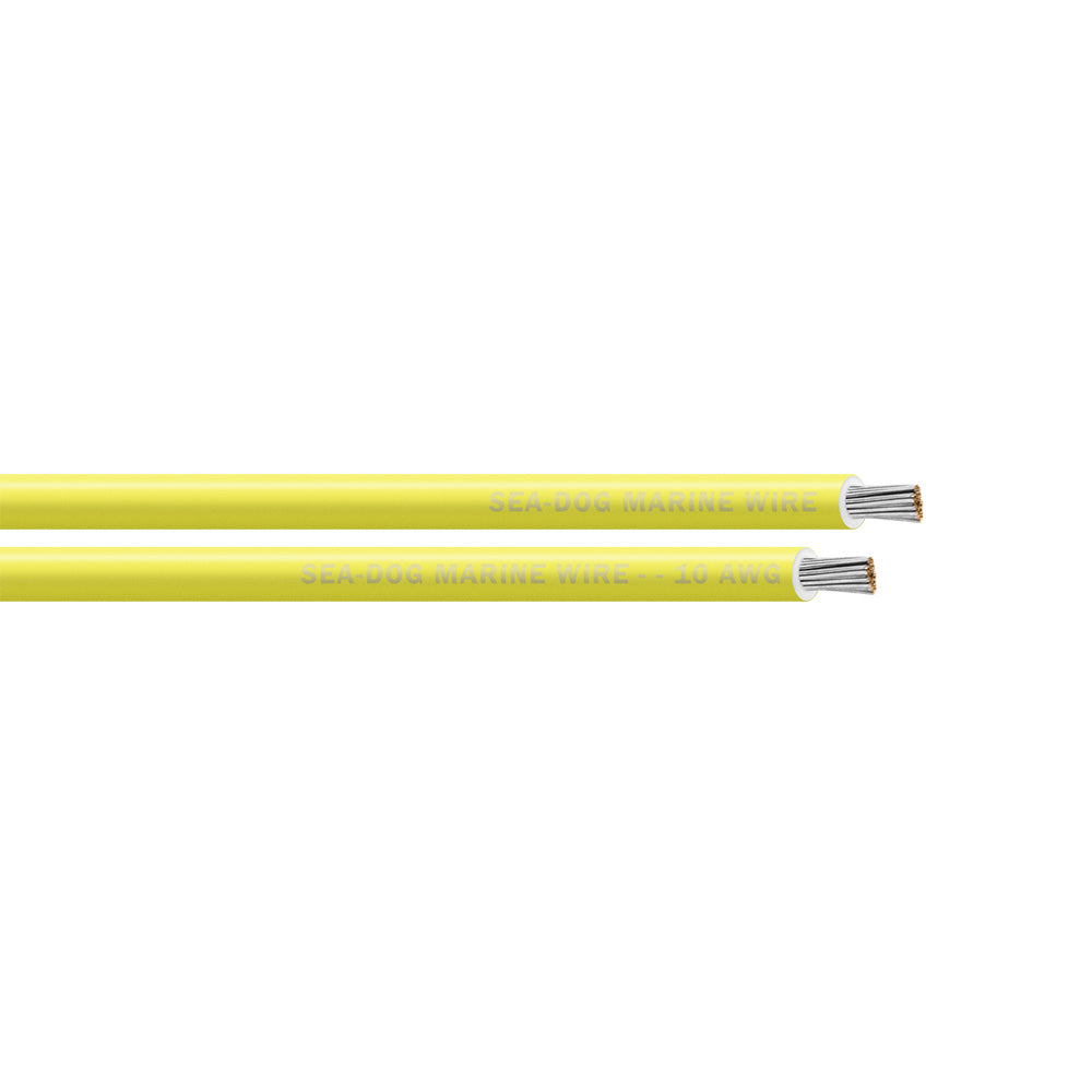 Sea-Dog 10 AWG Yellow Primary Wire - 25' - Professional Marine & Fishing Gear