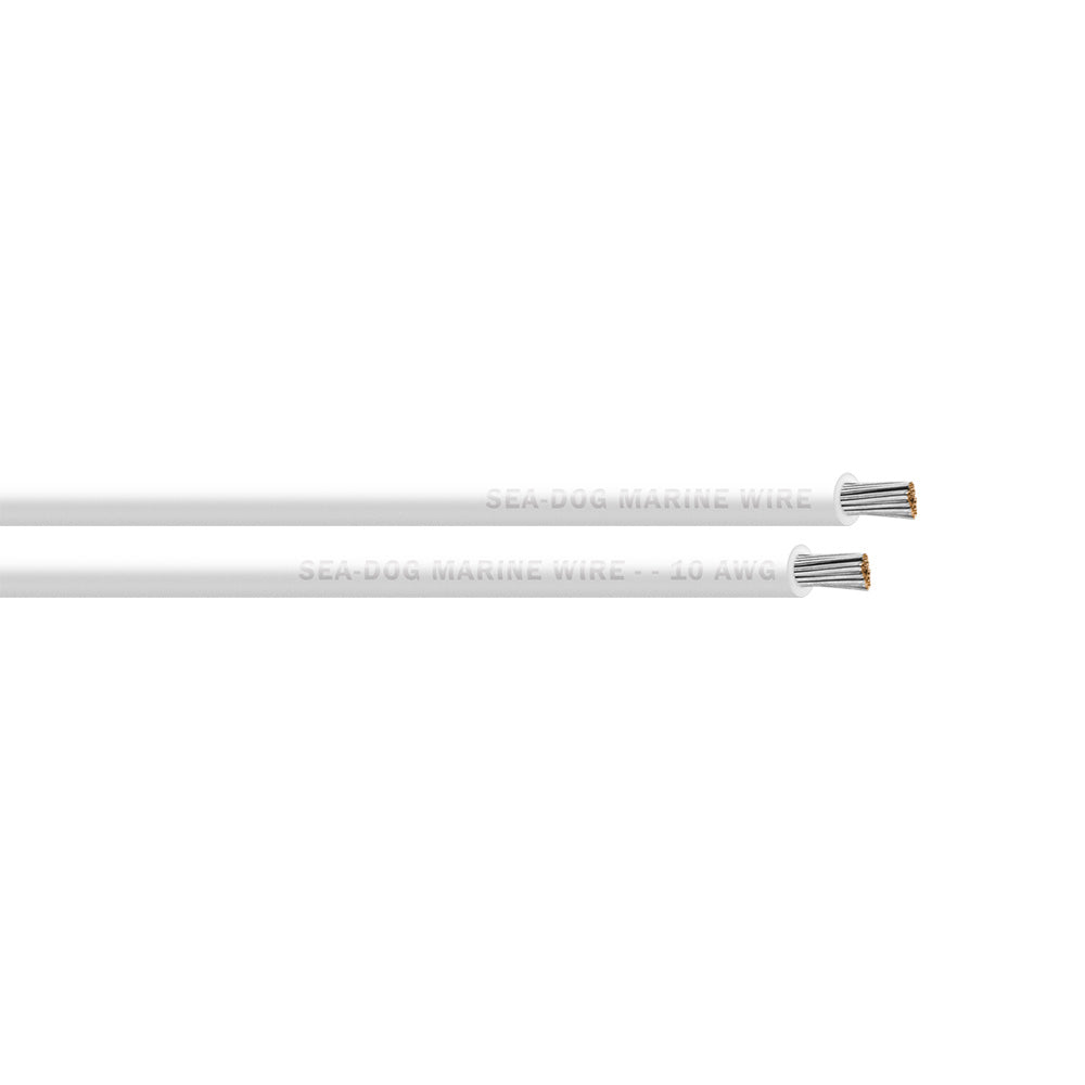 Sea-Dog 10 AWG White Primary Wire - 100' - Professional Marine & Fishing Gear