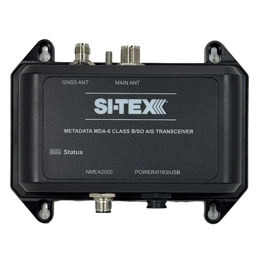 SI-TEX MDA-6 High Power 5W SOTDMA Class B/SO AIS Transceiver w/Bluetooth, Wi-Fi, NMEA0183, NK2 Isolated USB Interface - Professional Marine & Fishing Gear