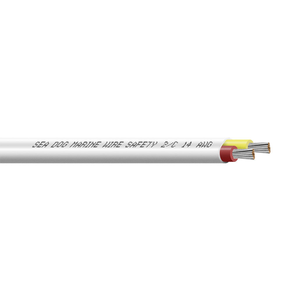 Sea-Dog 14/2 AWG Flat Duplex Safety Wire - Red/Yellow - 250' - Professional Marine & Fishing Gear