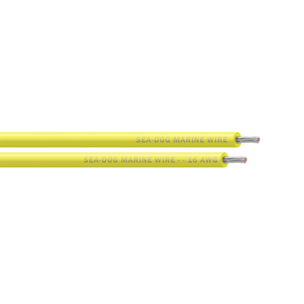 Sea-Dog 16 AWG Yellow Primary Wire - 25' - Professional Marine & Fishing Gear