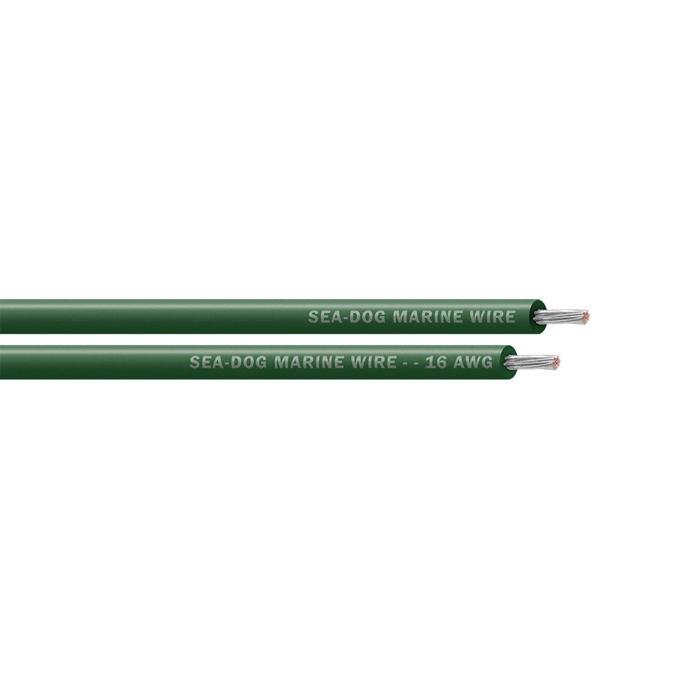 Sea-Dog 16 AWG Green Primary Wire -100' - Professional Marine & Fishing Gear