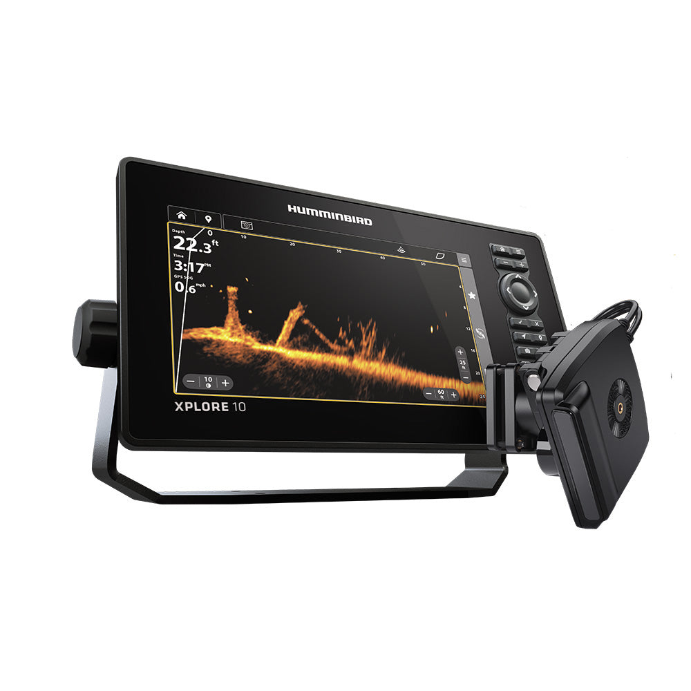 Humminbird XPLORE 10 CMSI+ Mega Live 2 Bundle w/Transom Mount Transducer - Professional Marine & Fishing Gear