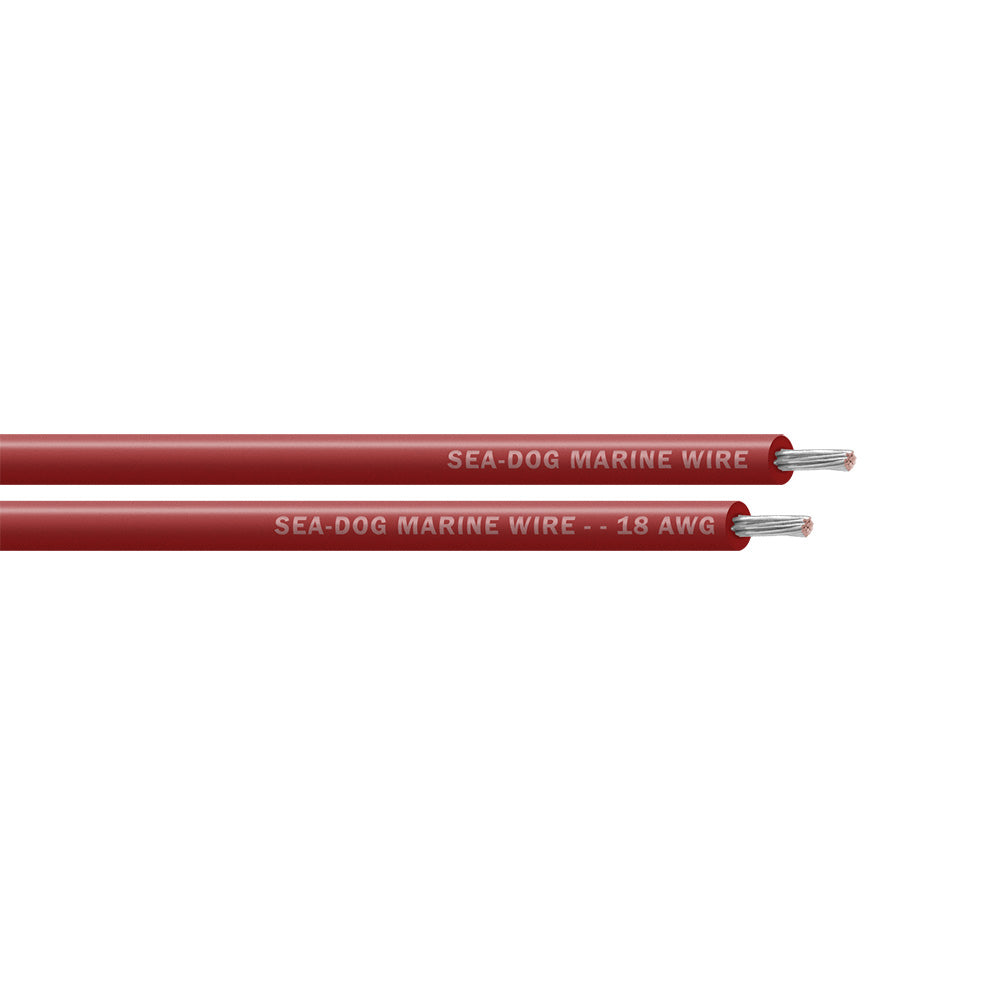 Sea-Dog 18 AWG Red Primary Wire - 250' - Professional Marine & Fishing Gear