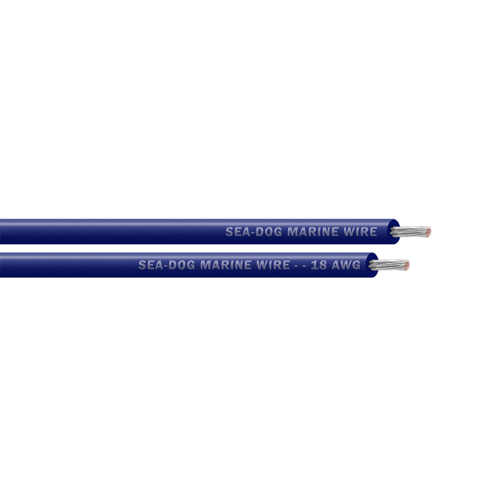 Sea-Dog 18 AWG Dark Blue Primary Wire - 500' - Professional Marine & Fishing Gear