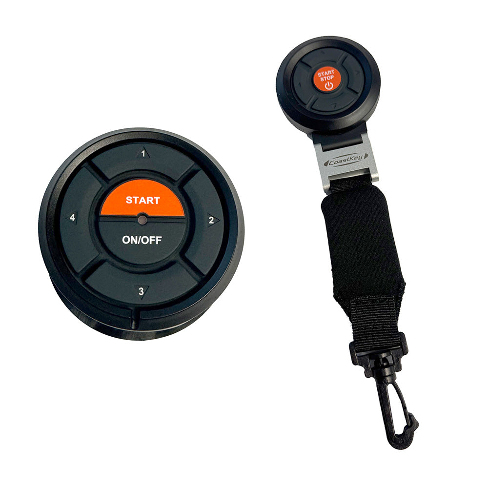 CoastKey Premium Plus Quad Mercury Engine Keyless Ignition w/Keyless Stop/Start, Remote Stop/Start, Ecos Rem Trim/Tilt - Professional Marine & Fishing Gear