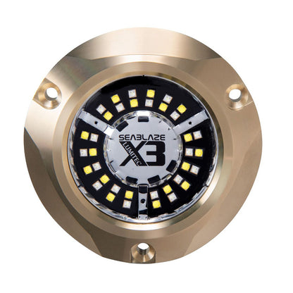 Lumitec SeaBlaze X3 LED Underwater Light - Dual Color White/Blue - Professional Marine & Fishing Gear