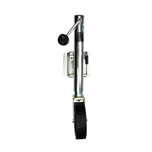 Powerwinch Saltwater Series Jack - 1500lb, Bolt-On, Single Wheel, Zinc 500+ HR Salt Spray - Professional Marine & Fishing Gear