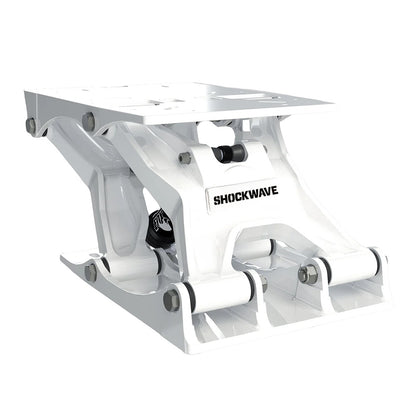 Shockwave S5-AL Suspension Base - White - Professional Marine & Fishing Gear