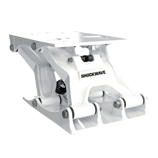 Shockwave S5-AL Suspension Base - White - Professional Marine & Fishing Gear
