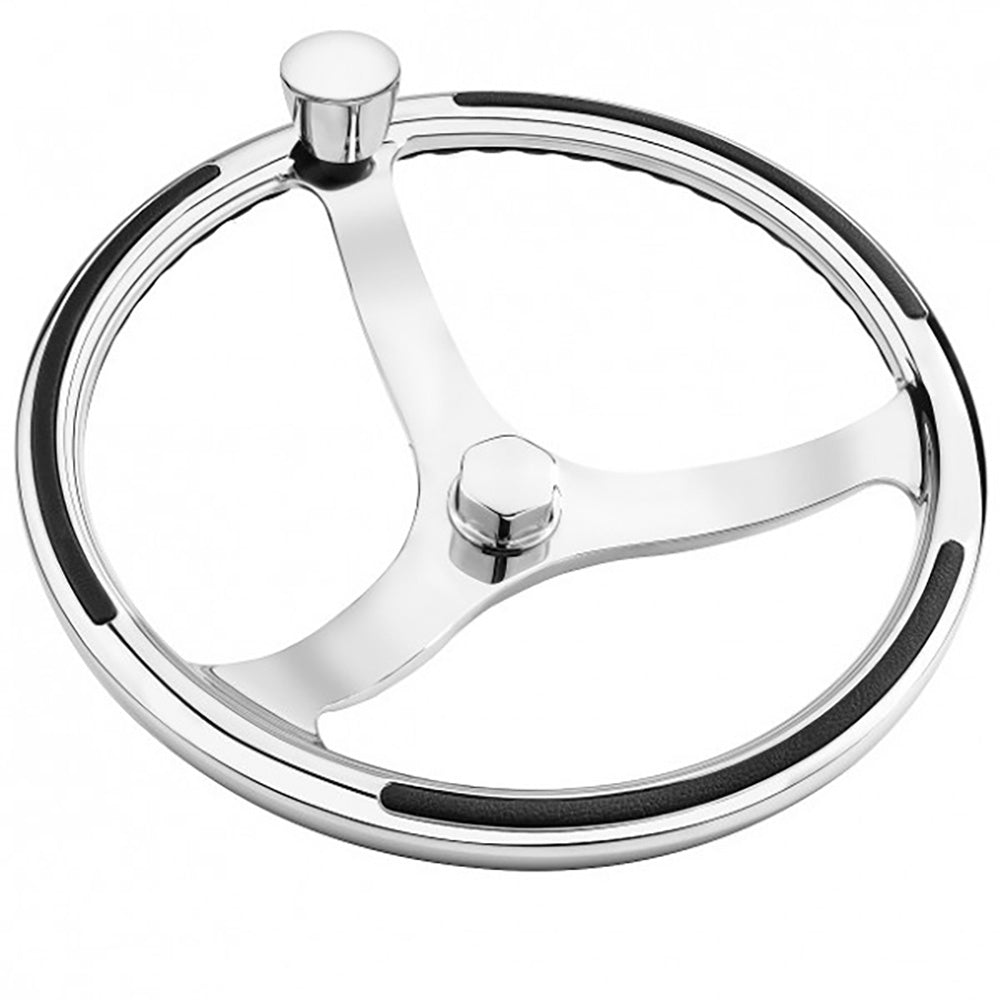 Schmitt Primus 15.5 Stainless Steel Steering Wheel - Professional Marine & Fishing Gear