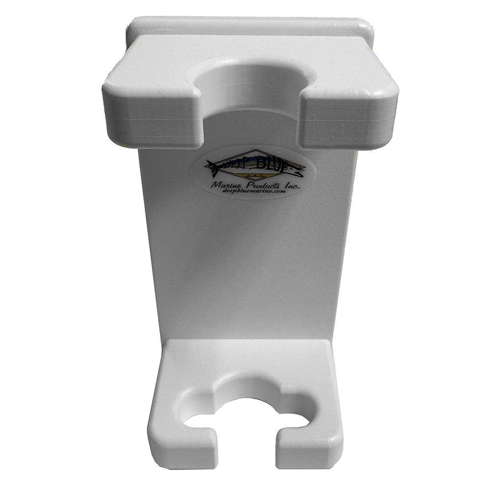 Deep Blue Marine Boga Grip Holder - Suction Mount or Screw Mount - White - Professional Marine & Fishing Gear