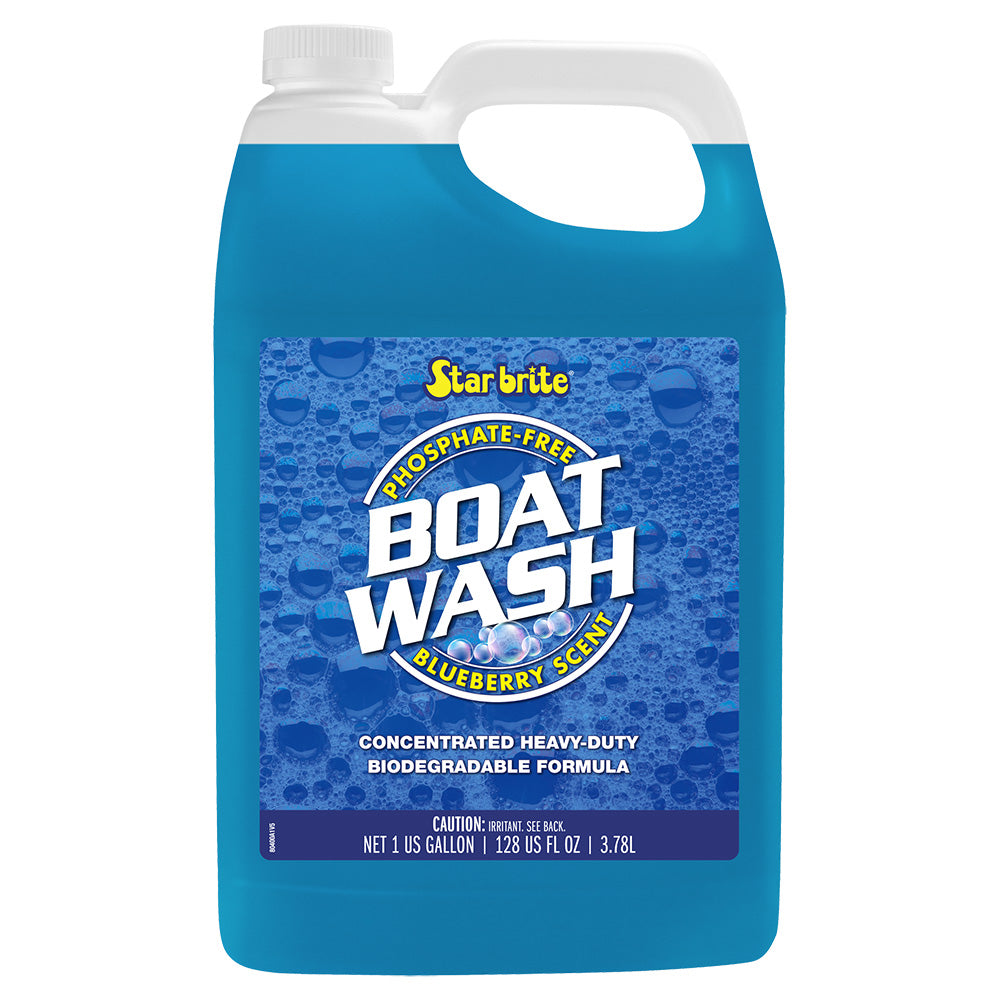 Star brite Concentrated Boat Wash - Blueberry Scent - 1 Gallon - Professional Marine & Fishing Gear
