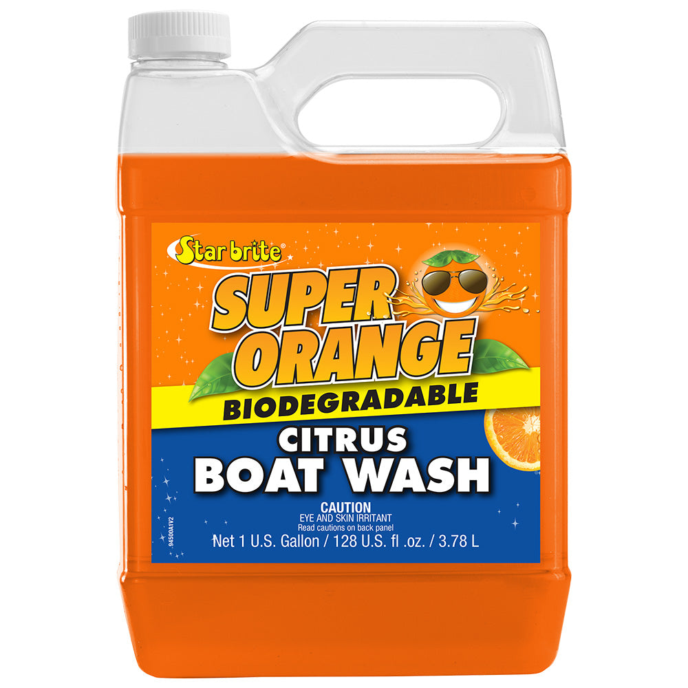 Star brite Super Orange Citrus Boat Wash Concentrate - 1 Gallon - Professional Marine & Fishing Gear